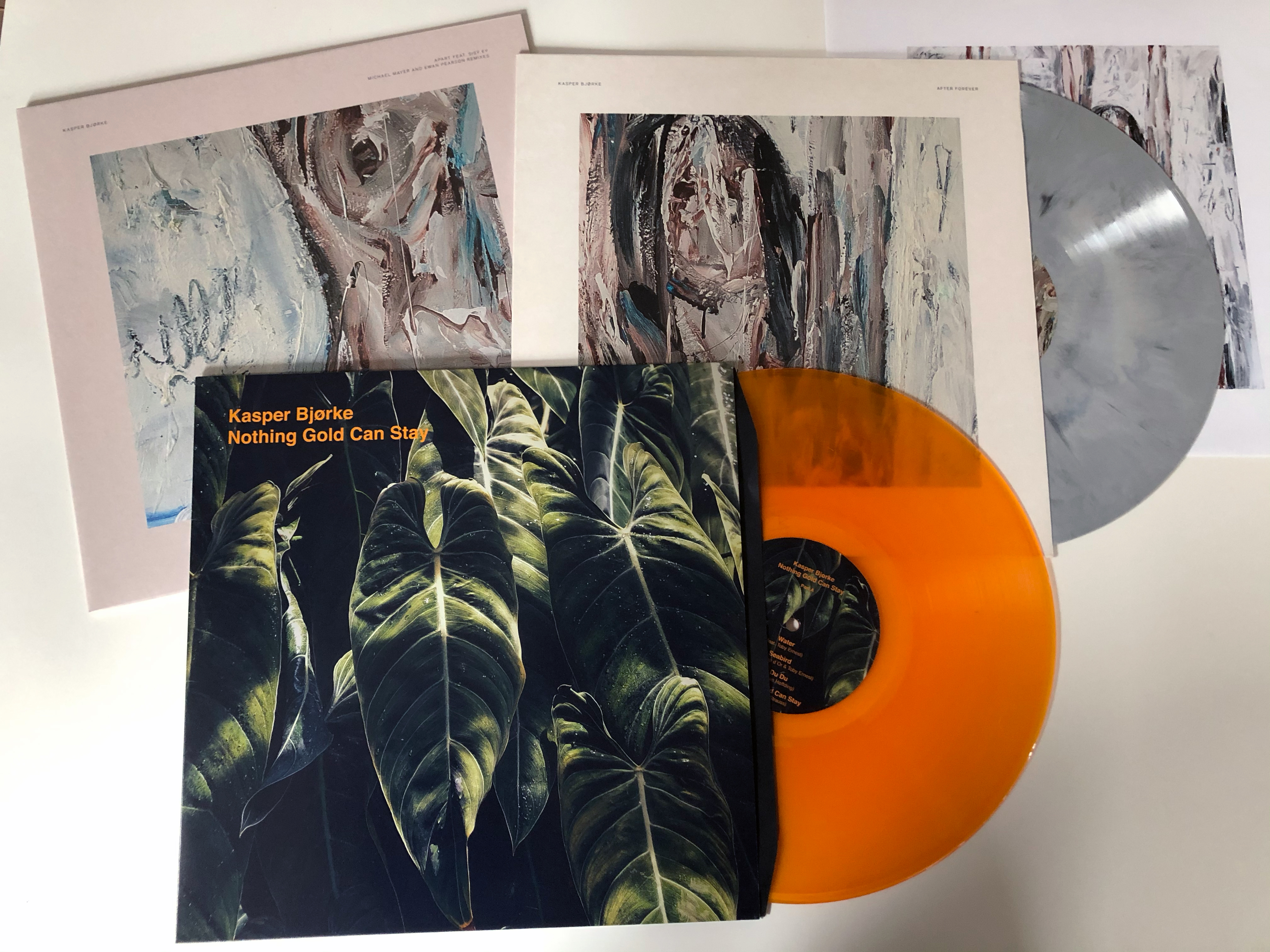 "After Forever" (coloured vinyl), the 12" vinyl EP "Apart (feat. Sisy Ey) Michael Mayer and Ewan Pearson Remixes, the 12" vinyl EP / mini album "Nothing Gold Can Stay" (coloured vinyl), and the digital album "After Forever Revisited".